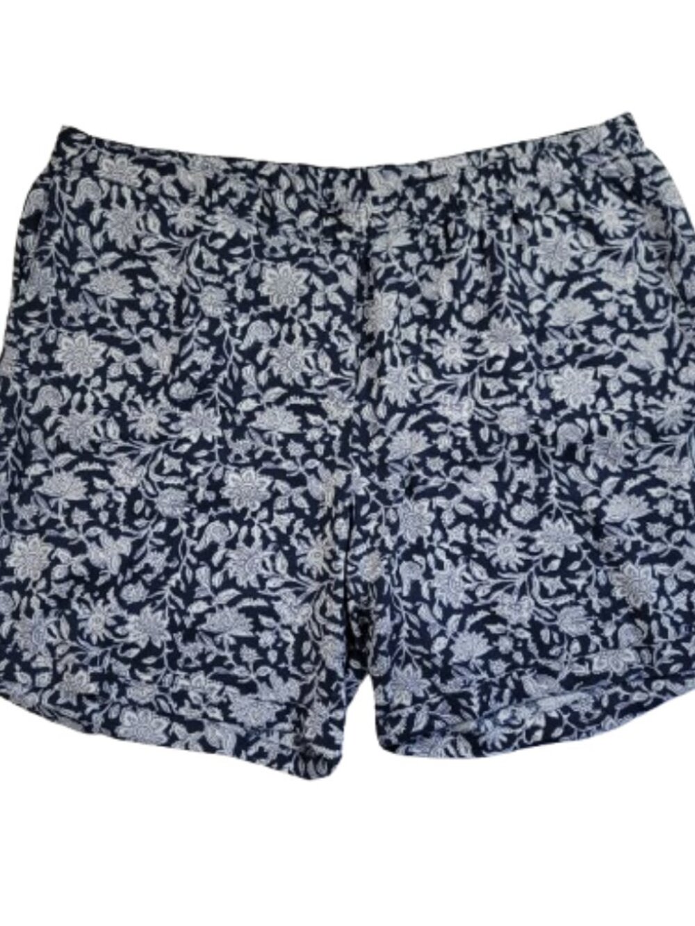 J Jill Pure Jill Pull On Shorts 3X Plus Plus Size Floral Summer Coastal Resort - Picture 7 of 8